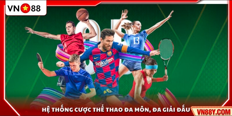 Hỗ trợ nhiều môn thể thao và giải đấu lớn nhỏ