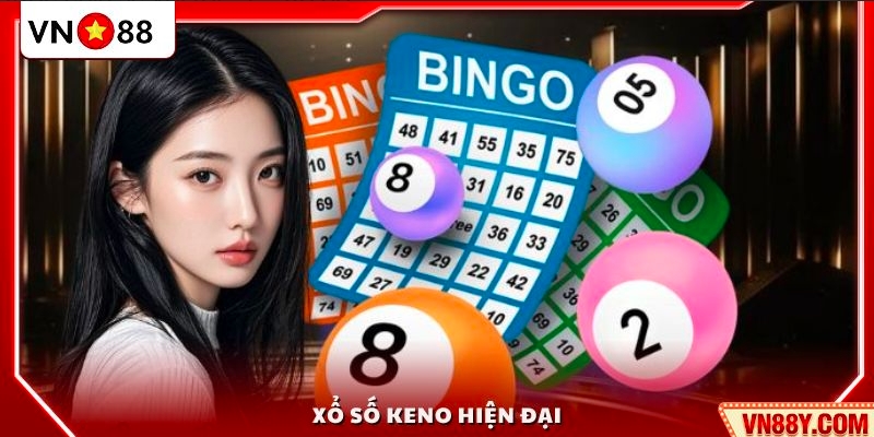 Xổ Số VN88 2 Xổ số Keno trực tuyến với lối chơi hiện đại